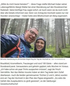 Hochzeitsfotograf Schwaz, natürliche Hochzeitsfotos, Seite 2 Salzburger Krone